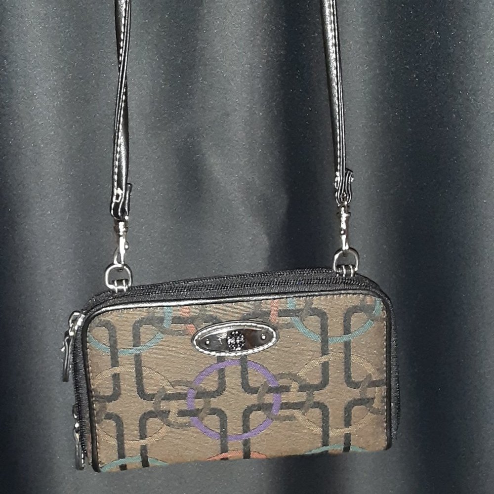Small Crossbody Brown with Accent Colors